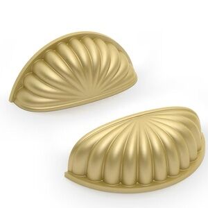 10 Pack Brushed Gold Drawer Pulls